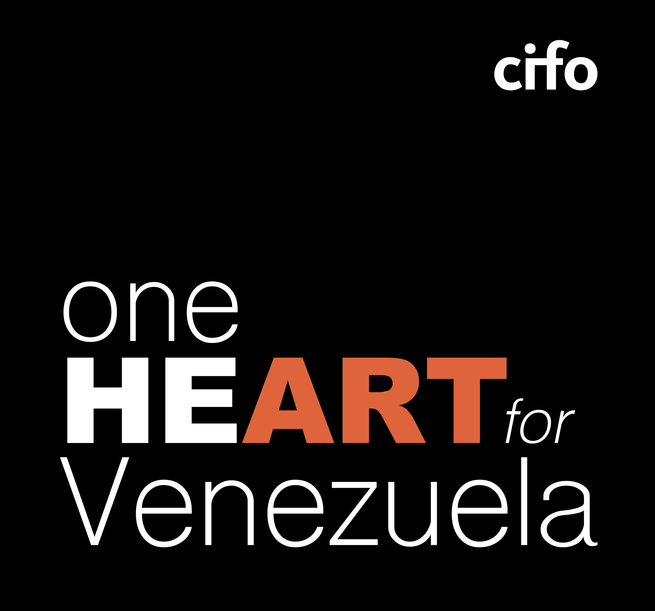 One Heart for Venezuela, an initiative of CIFO